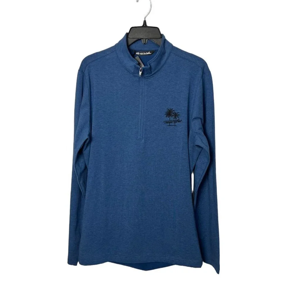 Travis Mathew Washington Logo Quarter Zip Pull Over NWT Small
